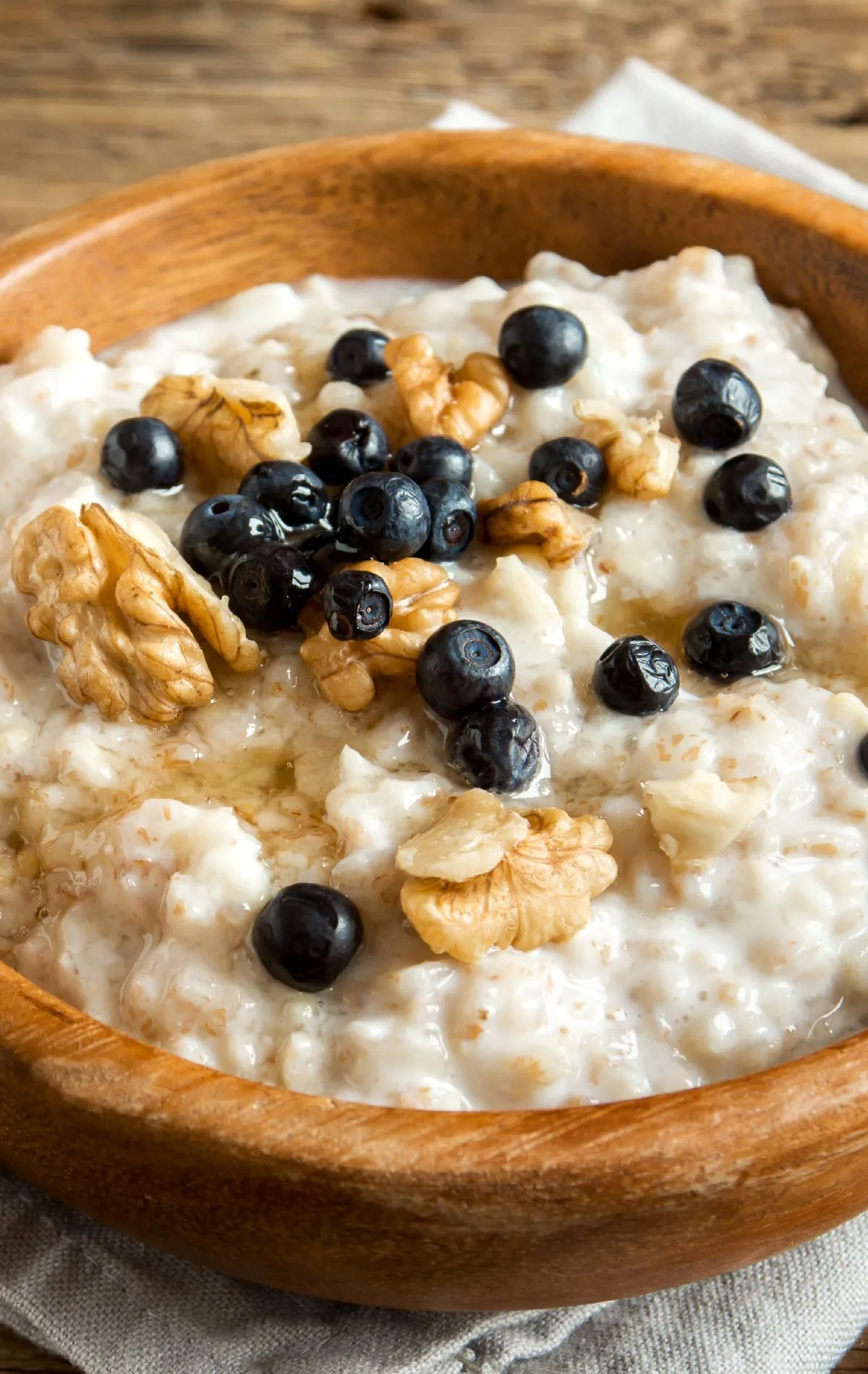 Blaubeer Porridge