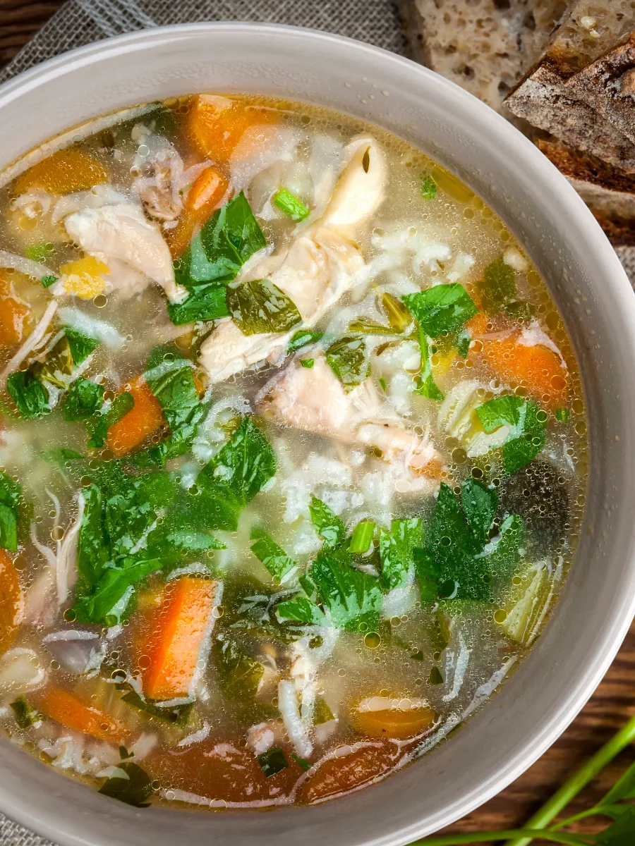Hühnersuppe