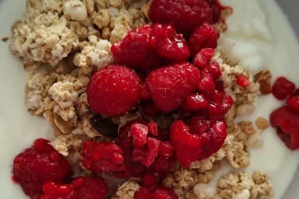 Himbeer-Porridge